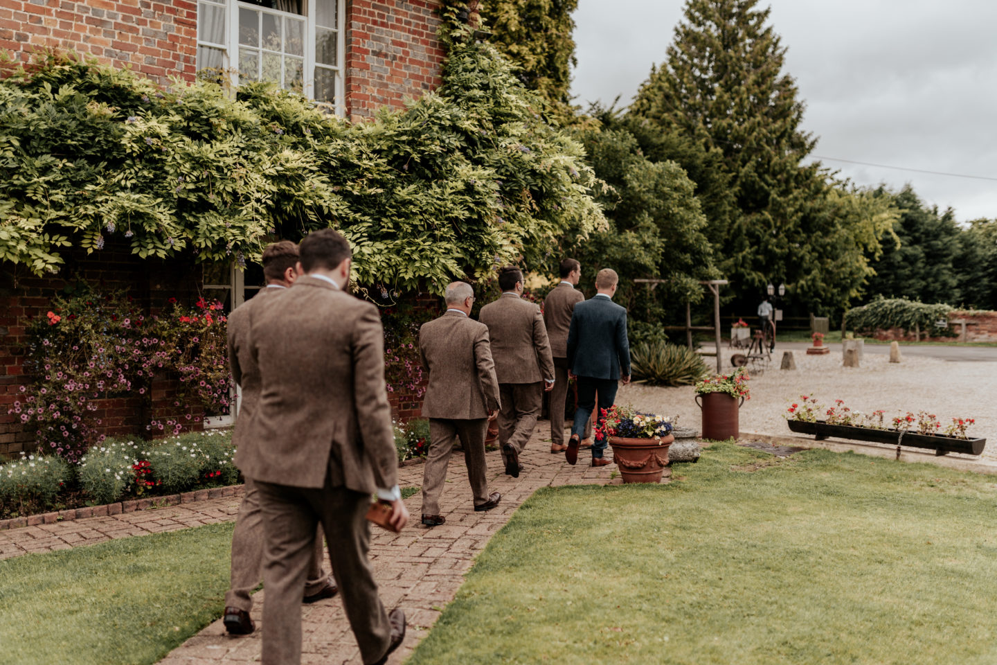 Rustic Wedding With Ballgown Wedding Dress At The Old Mill, Reading