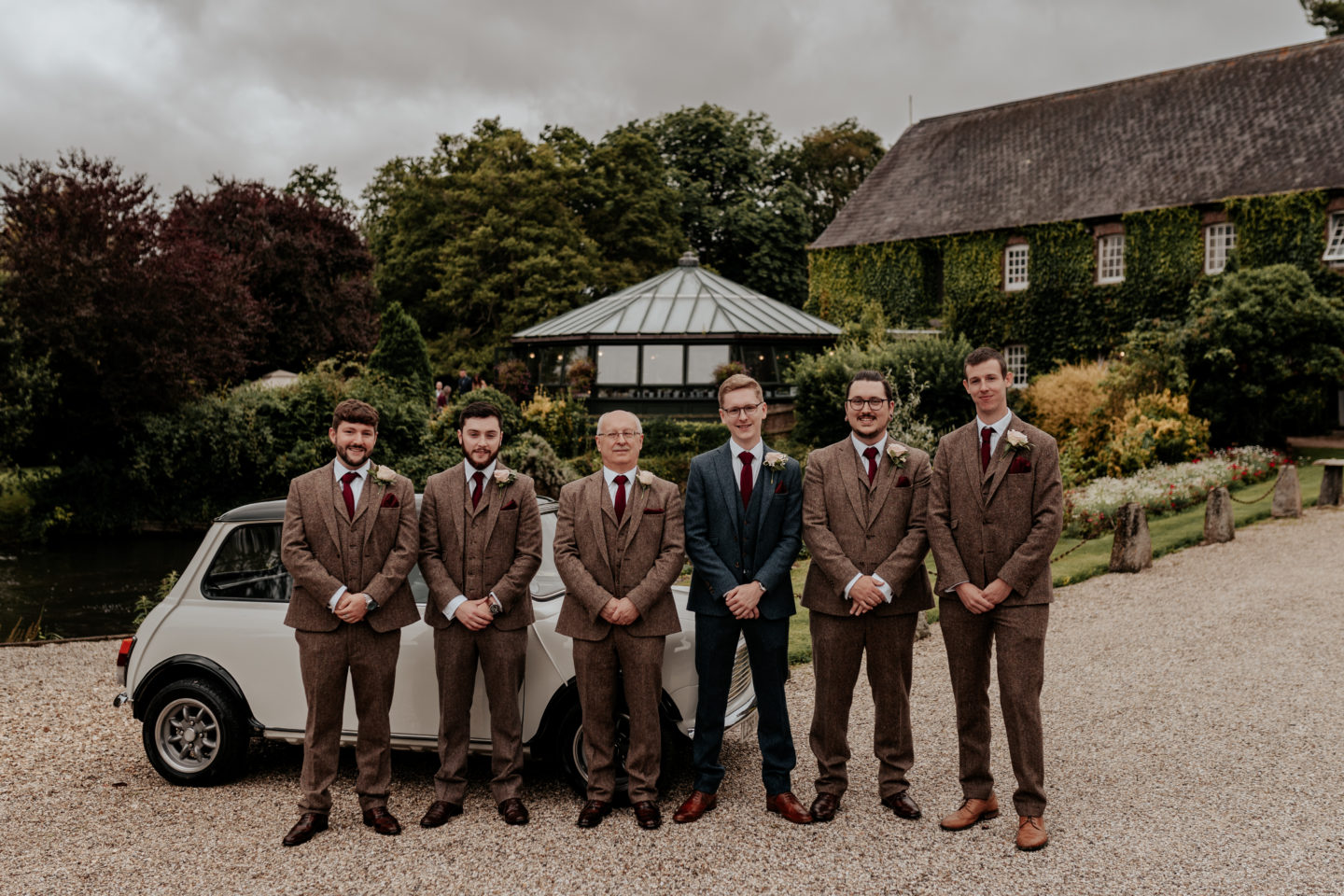 Rustic Wedding With Ballgown Wedding Dress At The Old Mill, Reading