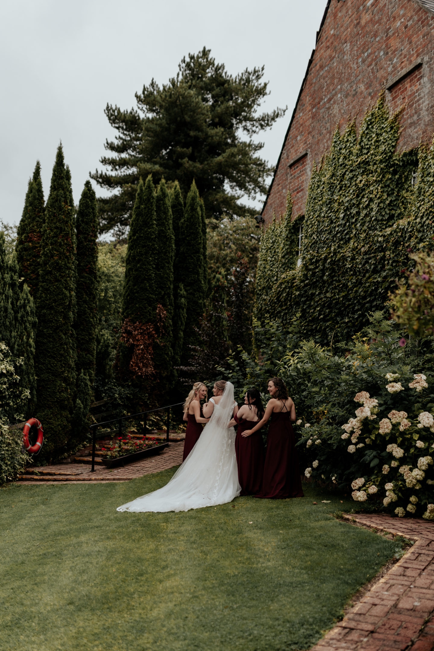 Rustic Wedding With Ballgown Wedding Dress At The Old Mill, Reading