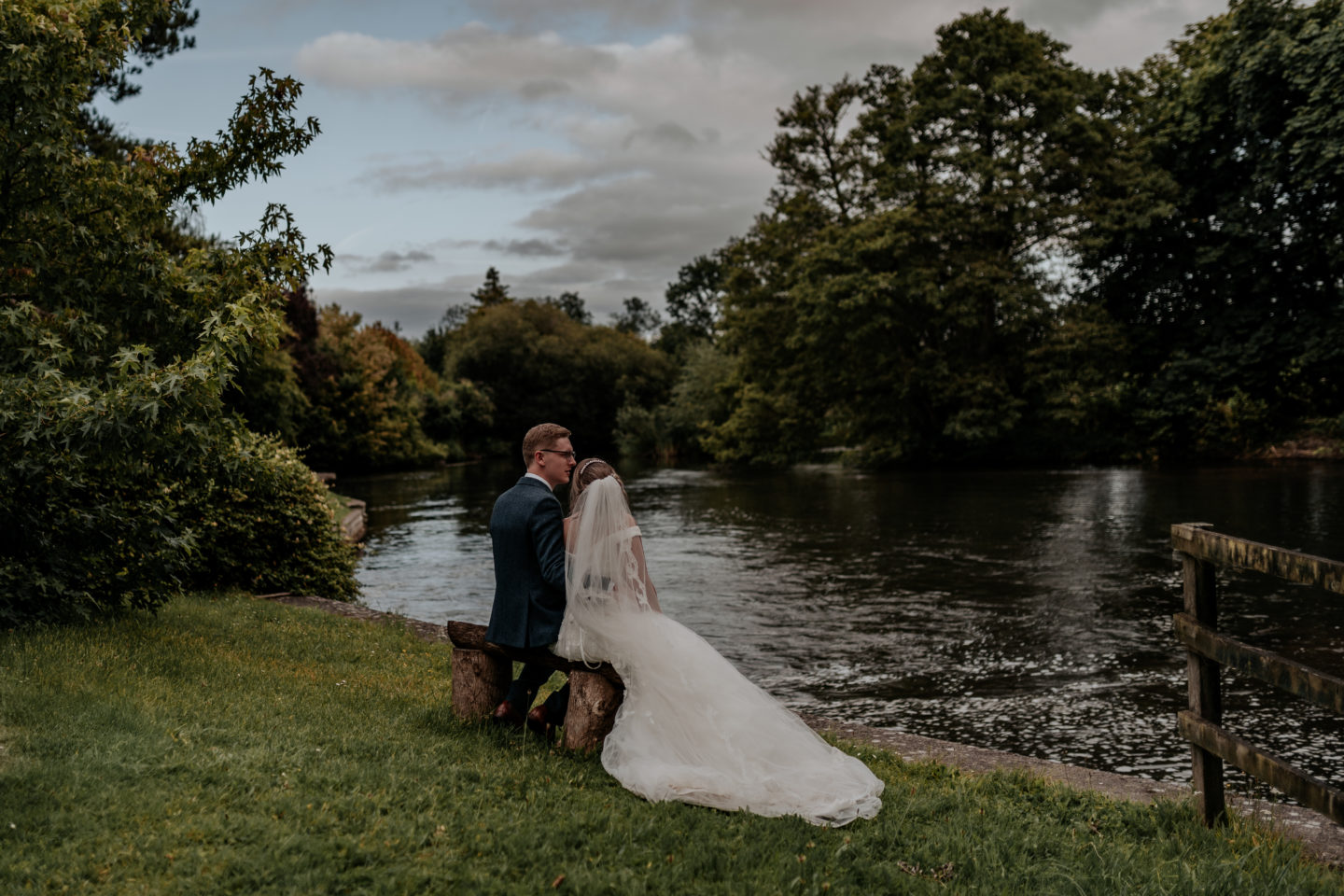 Rustic Wedding With Ballgown Wedding Dress At The Old Mill, Reading