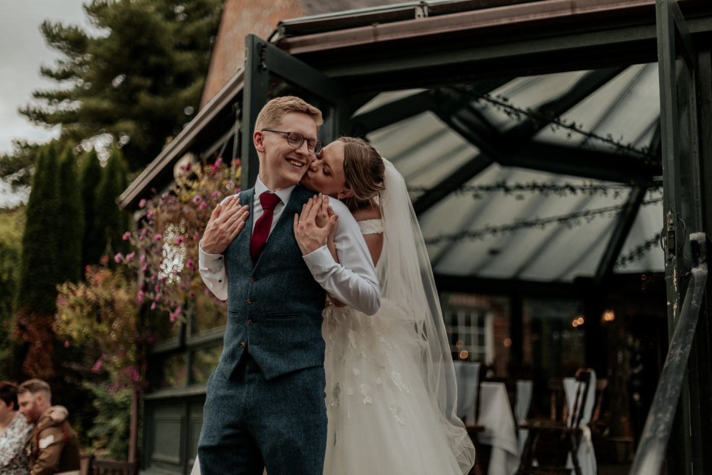 Rustic Wedding With Ballgown Wedding Dress At The Old Mill, Reading