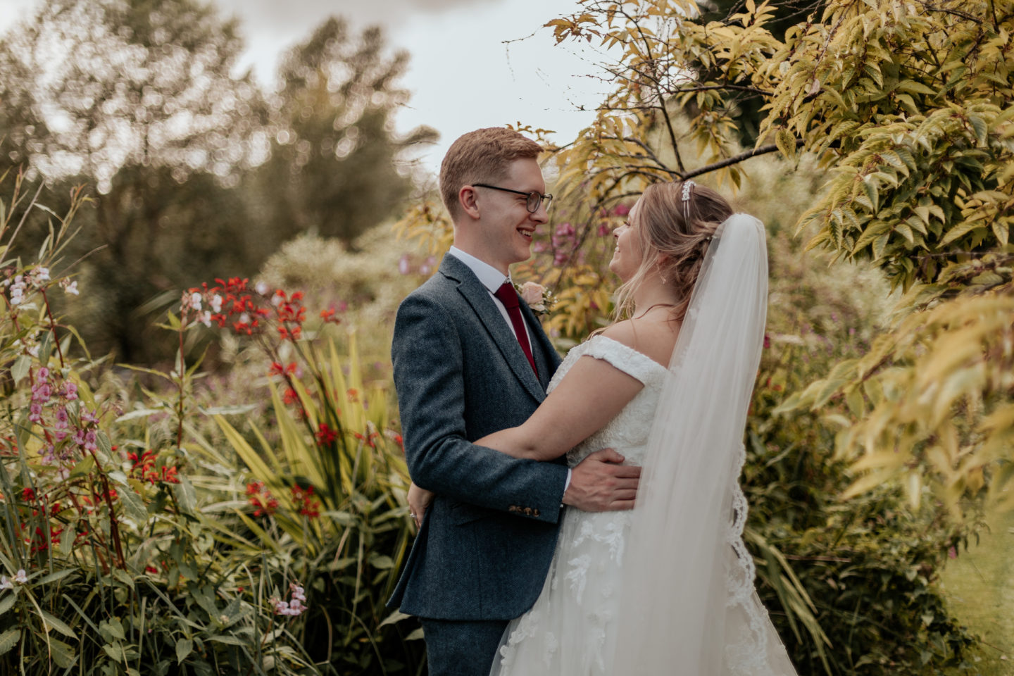 Rustic Wedding With Ballgown Wedding Dress At The Old Mill, Reading