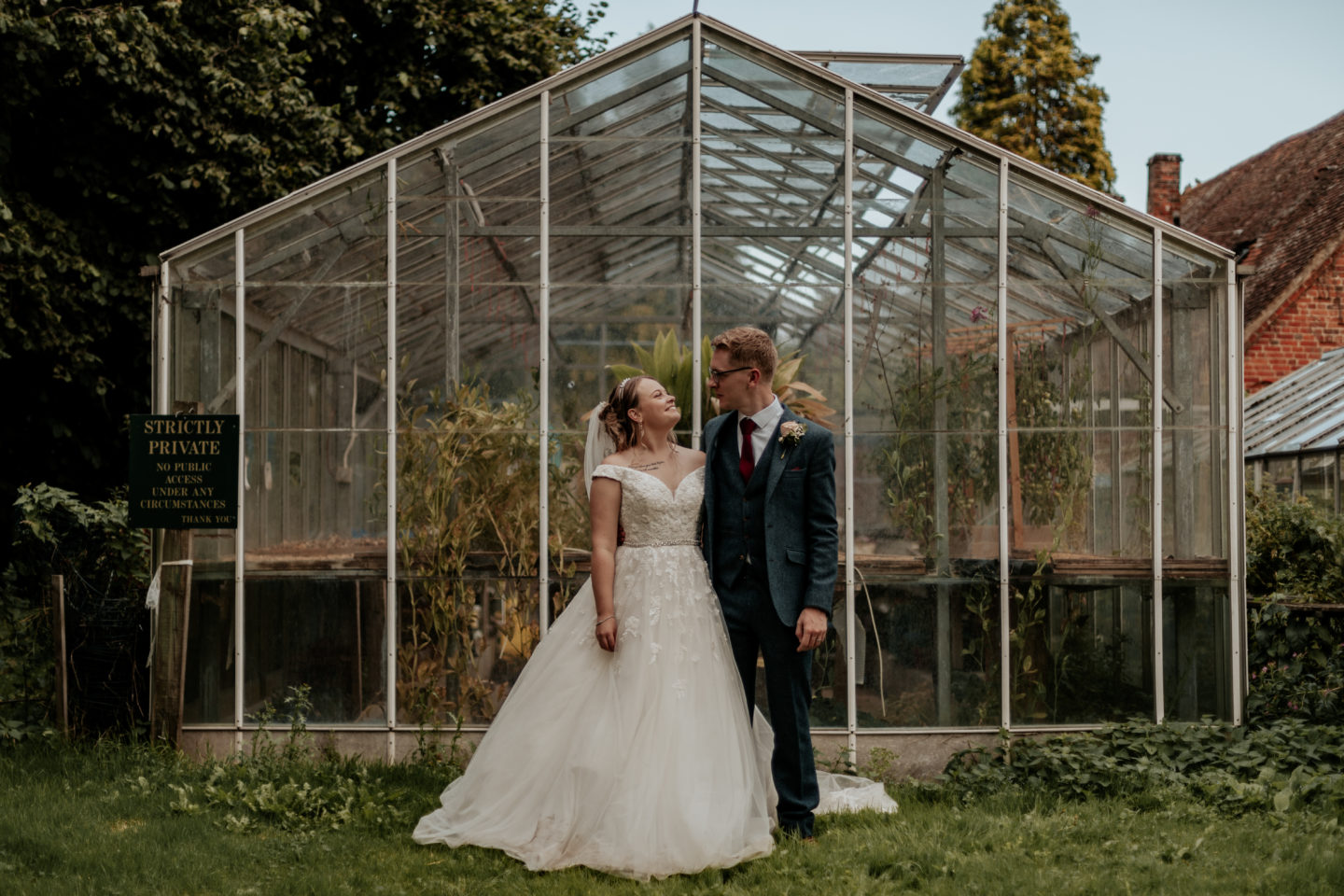 Rustic Wedding With Ballgown Wedding Dress At The Old Mill, Reading