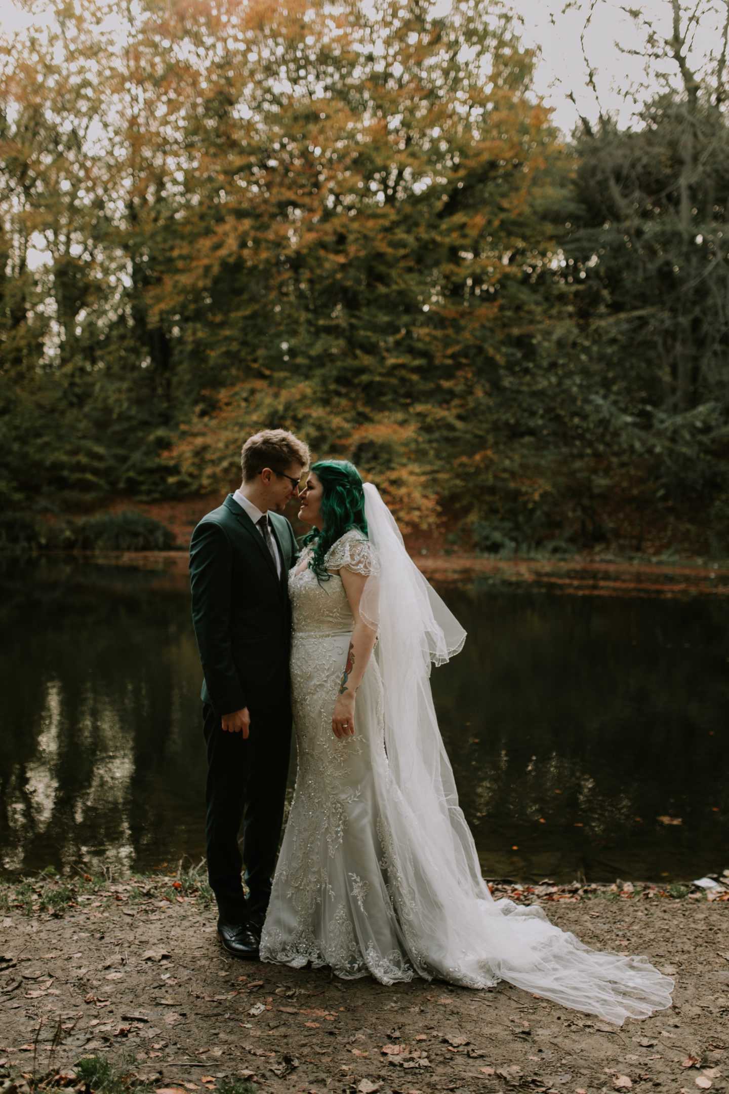 Intimate Vegan Wedding With Disney Vibes at Gledholt Woods, Yorkshire