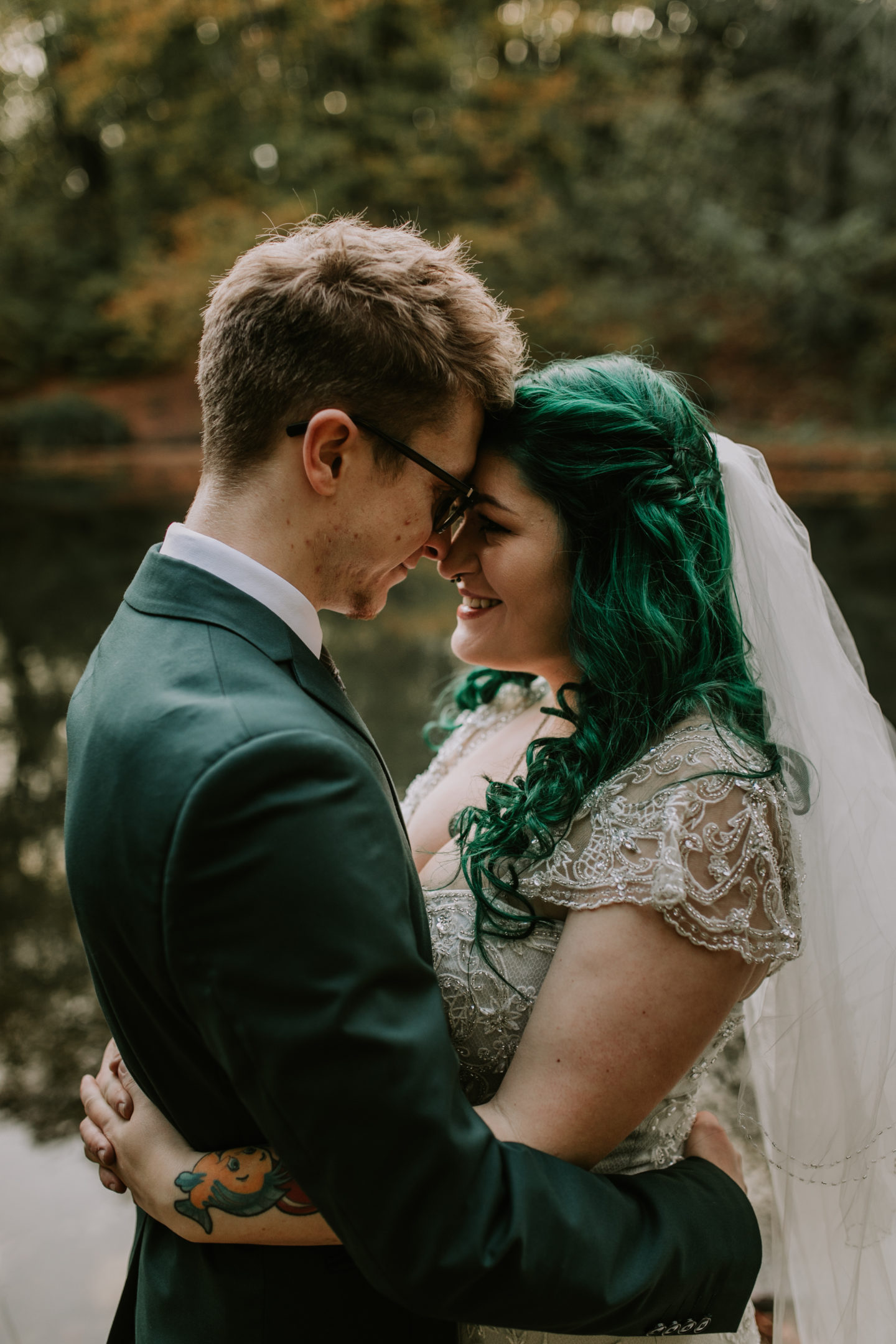 Intimate Vegan Wedding With Disney Vibes at Gledholt Woods, Yorkshire