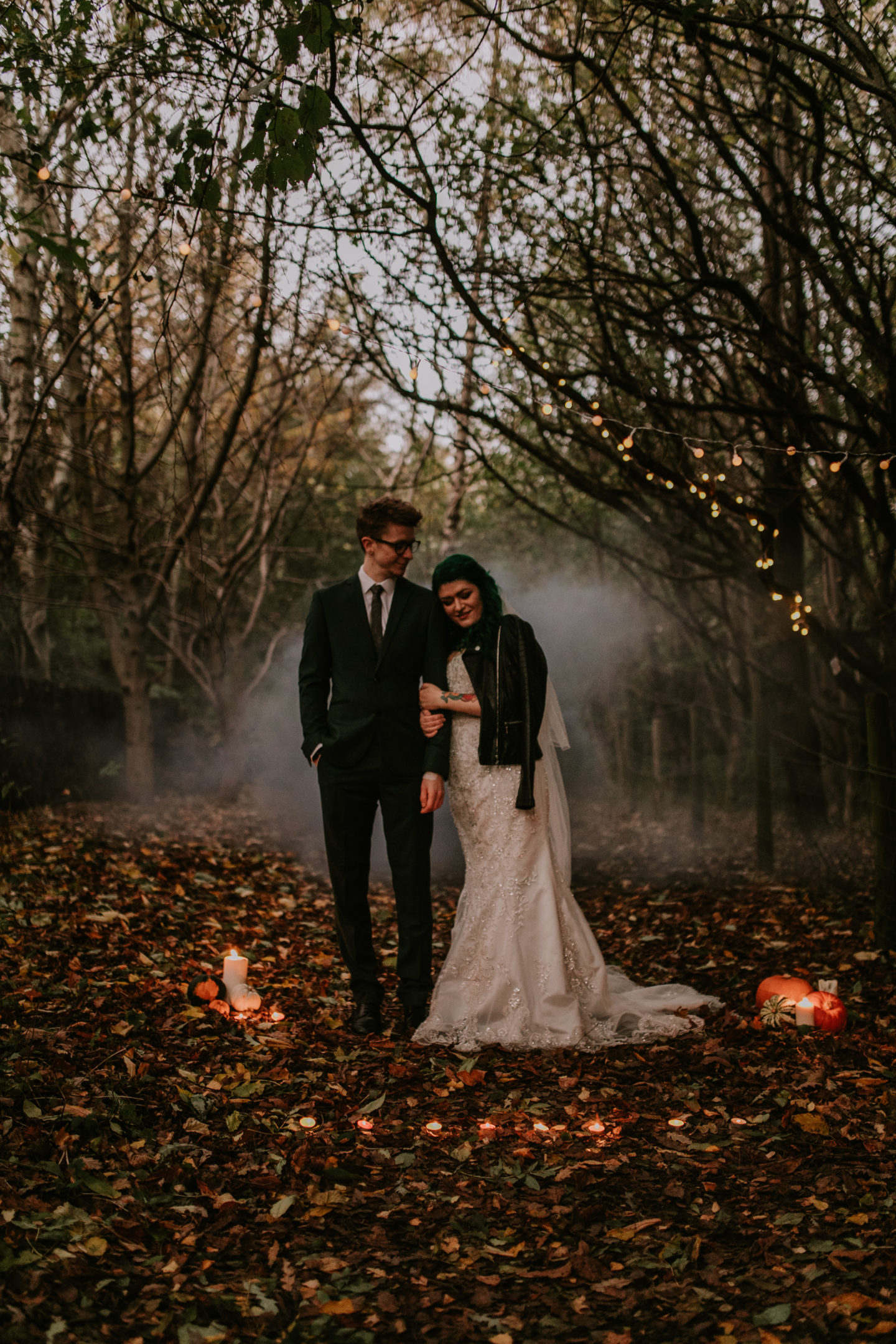 Intimate Vegan Wedding With Disney Vibes at Gledholt Woods, Yorkshire