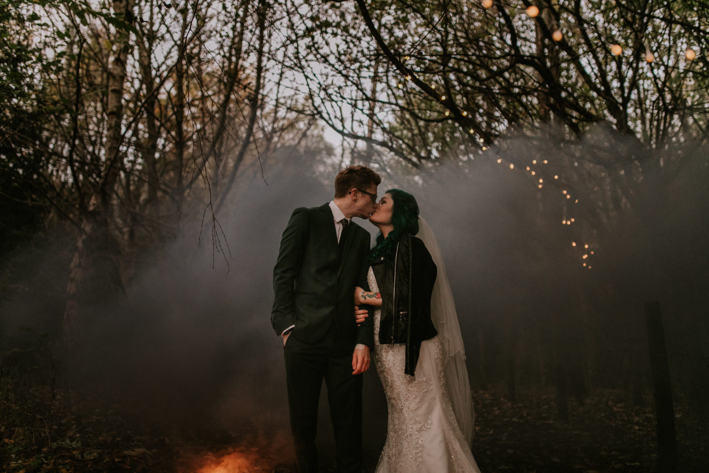 Intimate Vegan Wedding With Disney Vibes at Gledholt Woods, Yorkshire