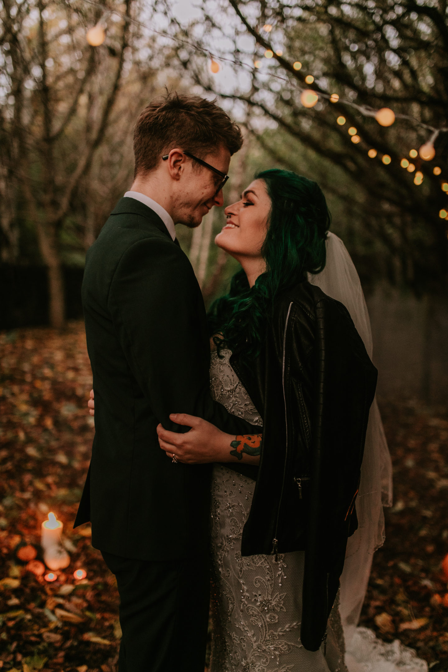 Intimate Vegan Wedding With Disney Vibes at Gledholt Woods, Yorkshire