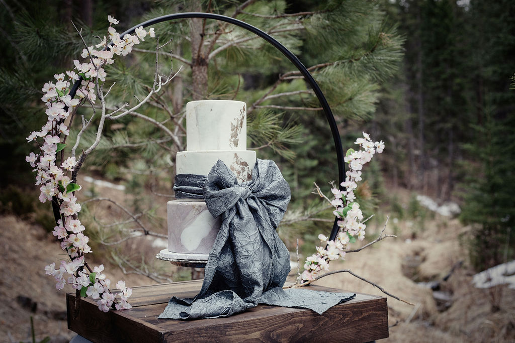 Alternative Wedding With Black Wedding Dress In South Dakota USA