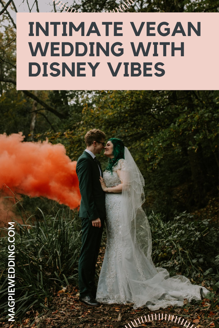 Intimate Vegan Wedding With Disney Vibes at Gledholt Woods, Yorkshire