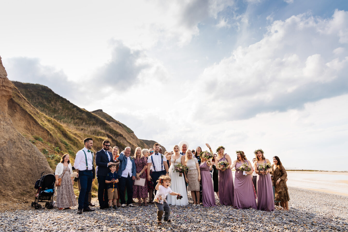 Intimate Beach Wedding at Sheringham Beach, Norfolk