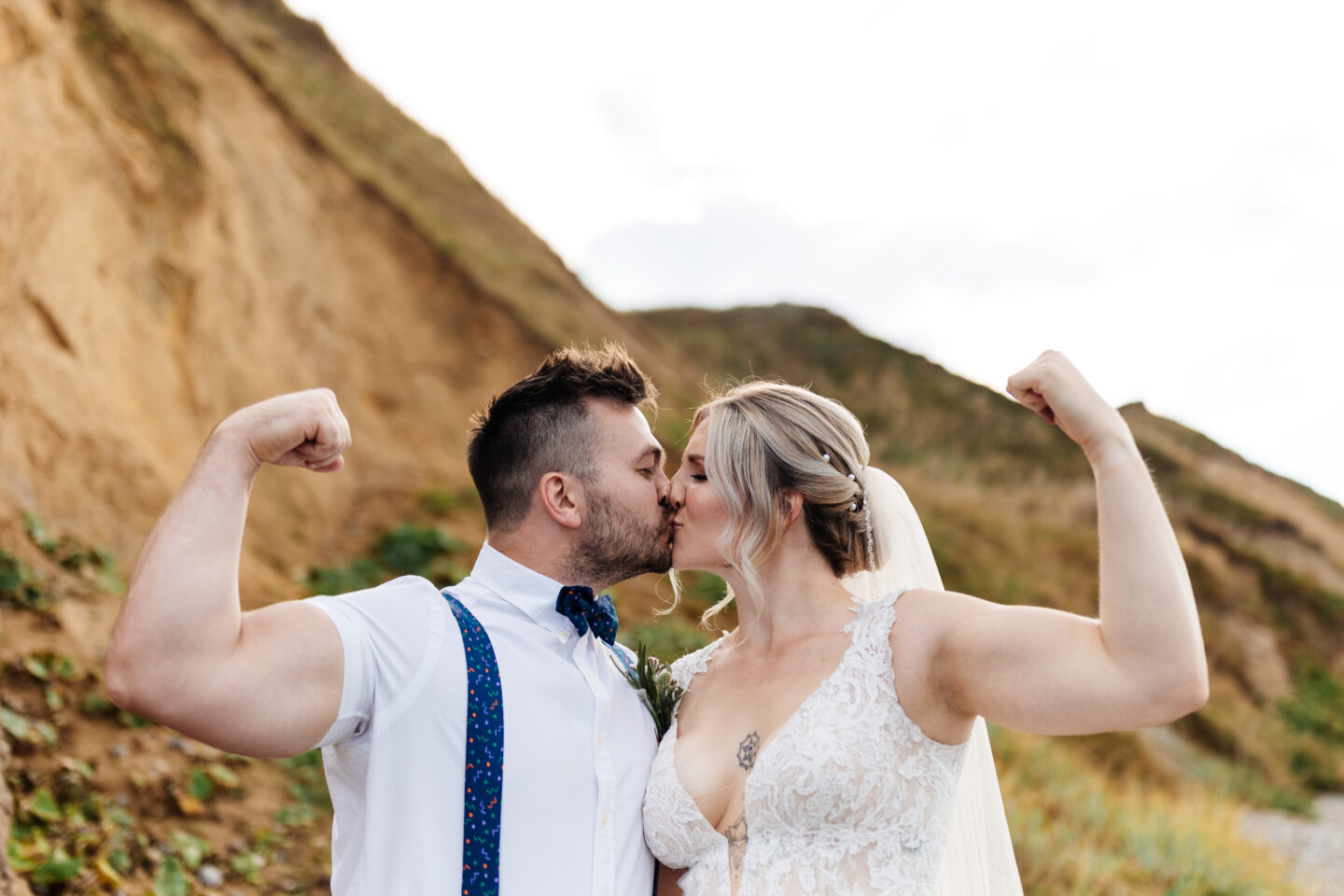 Intimate Beach Wedding at Sheringham Beach, Norfolk