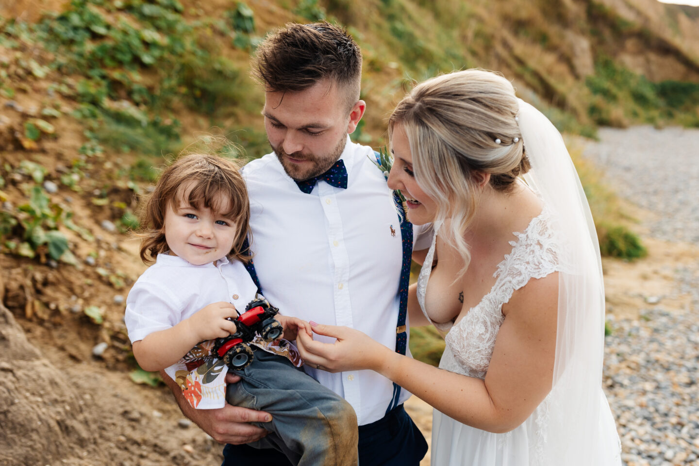 Intimate Beach Wedding at Sheringham Beach, Norfolk