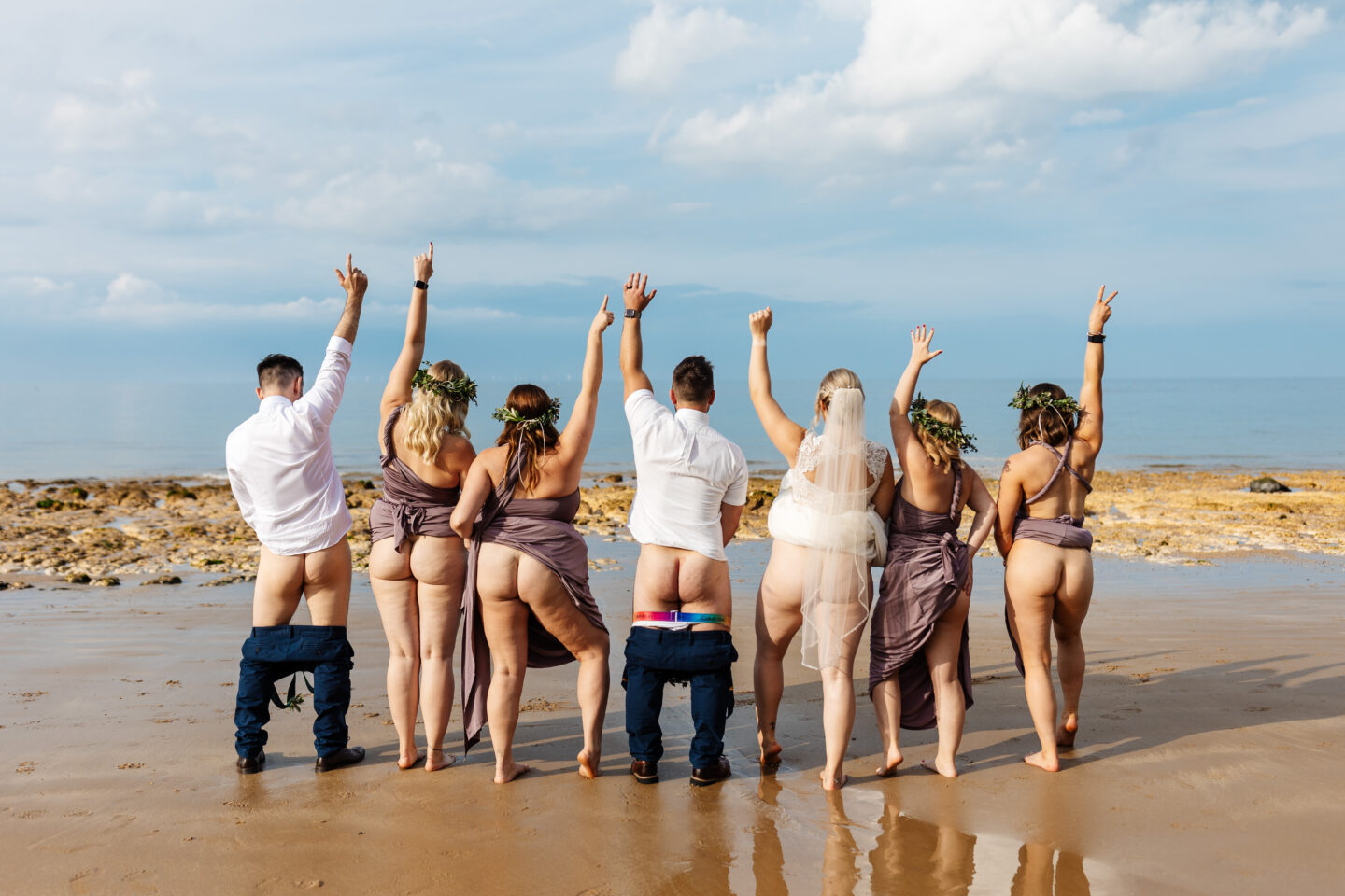 Intimate Beach Wedding at Sheringham Beach, Norfolk