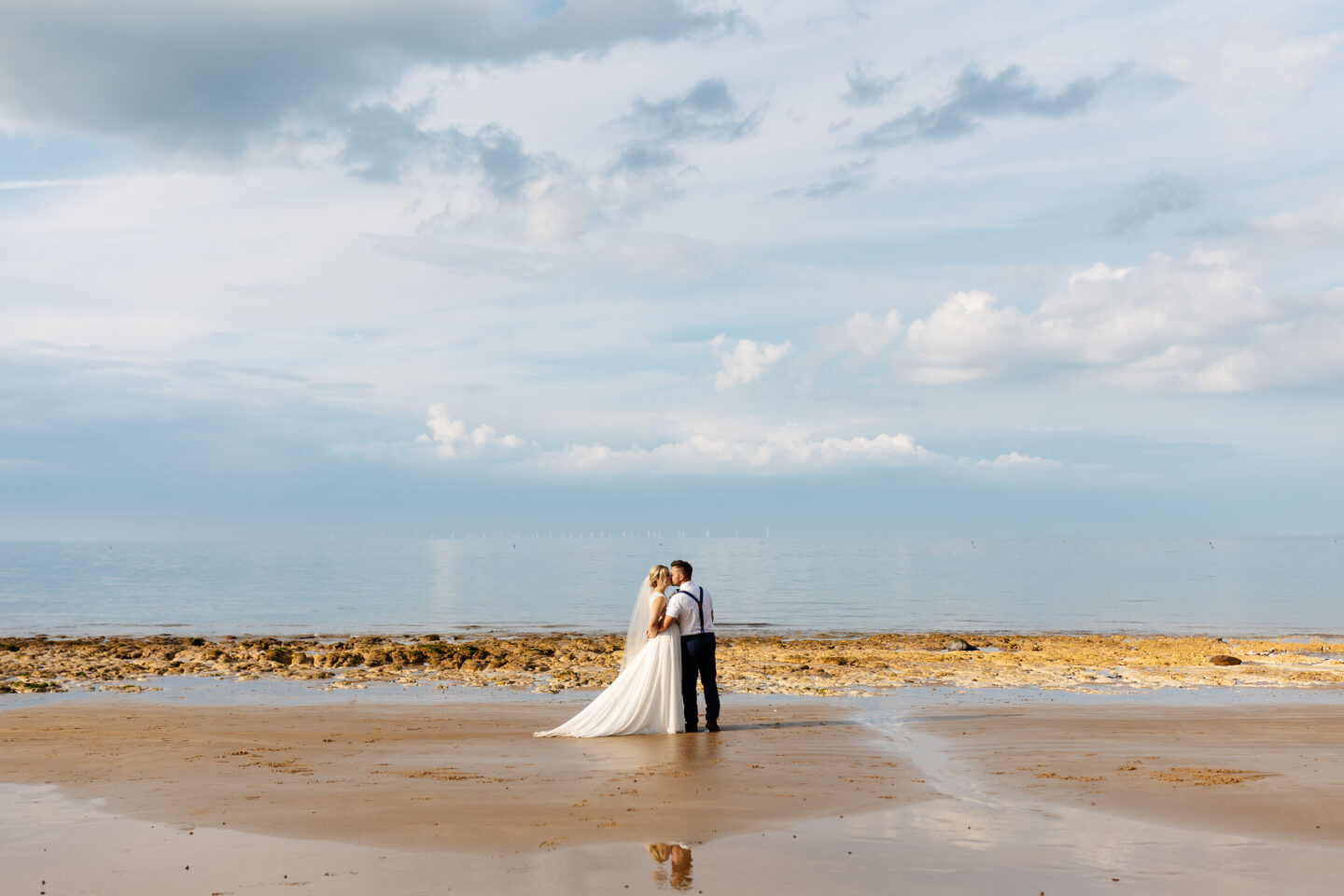 Intimate Beach Wedding at Sheringham Beach, Norfolk