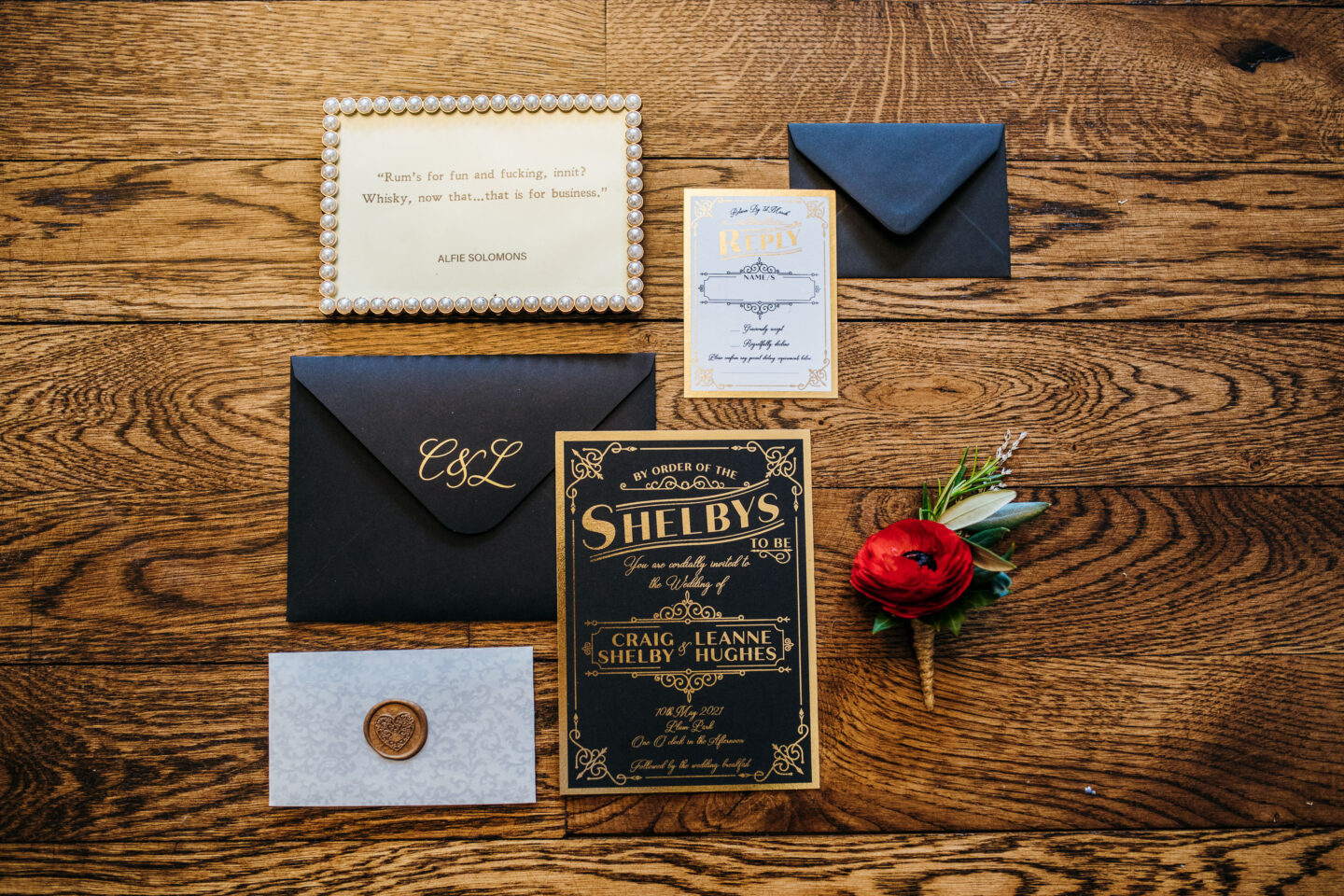 Peaky Blinders Wedding At Plum Park Hotel Northamptonshire