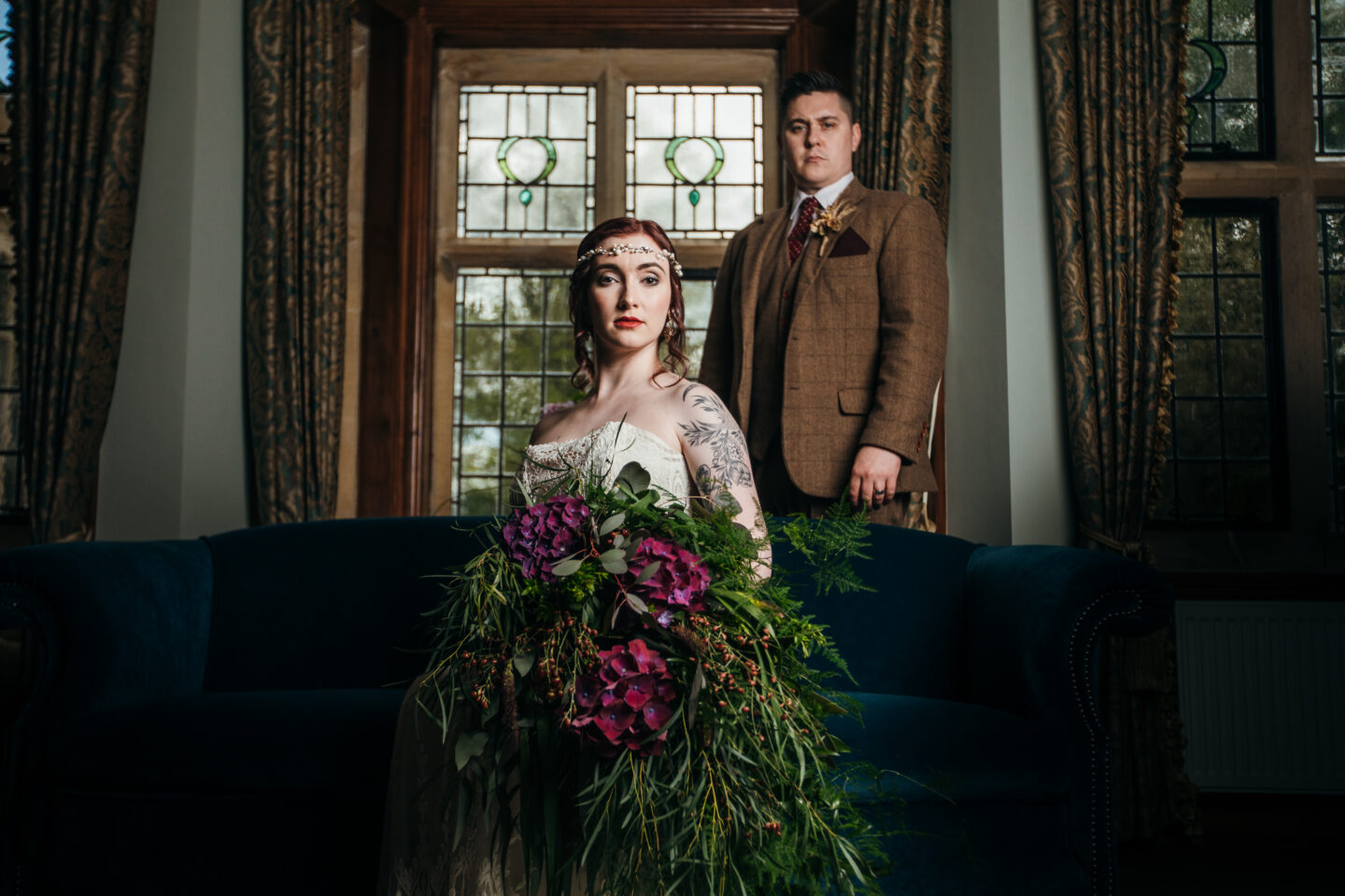 Peaky Blinders Wedding At Plum Park Hotel Northamptonshire