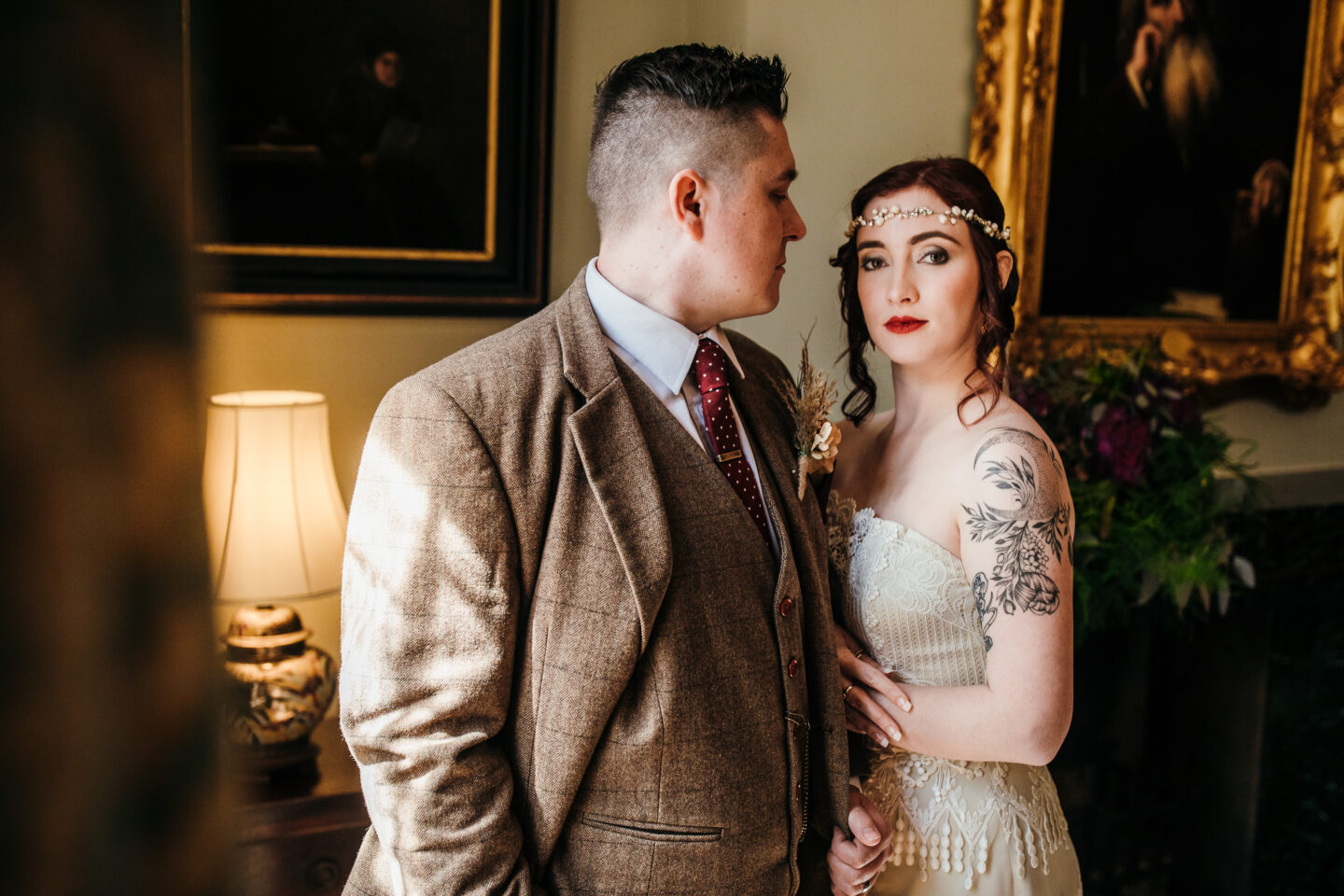 Peaky Blinders Wedding At Plum Park Hotel Northamptonshire