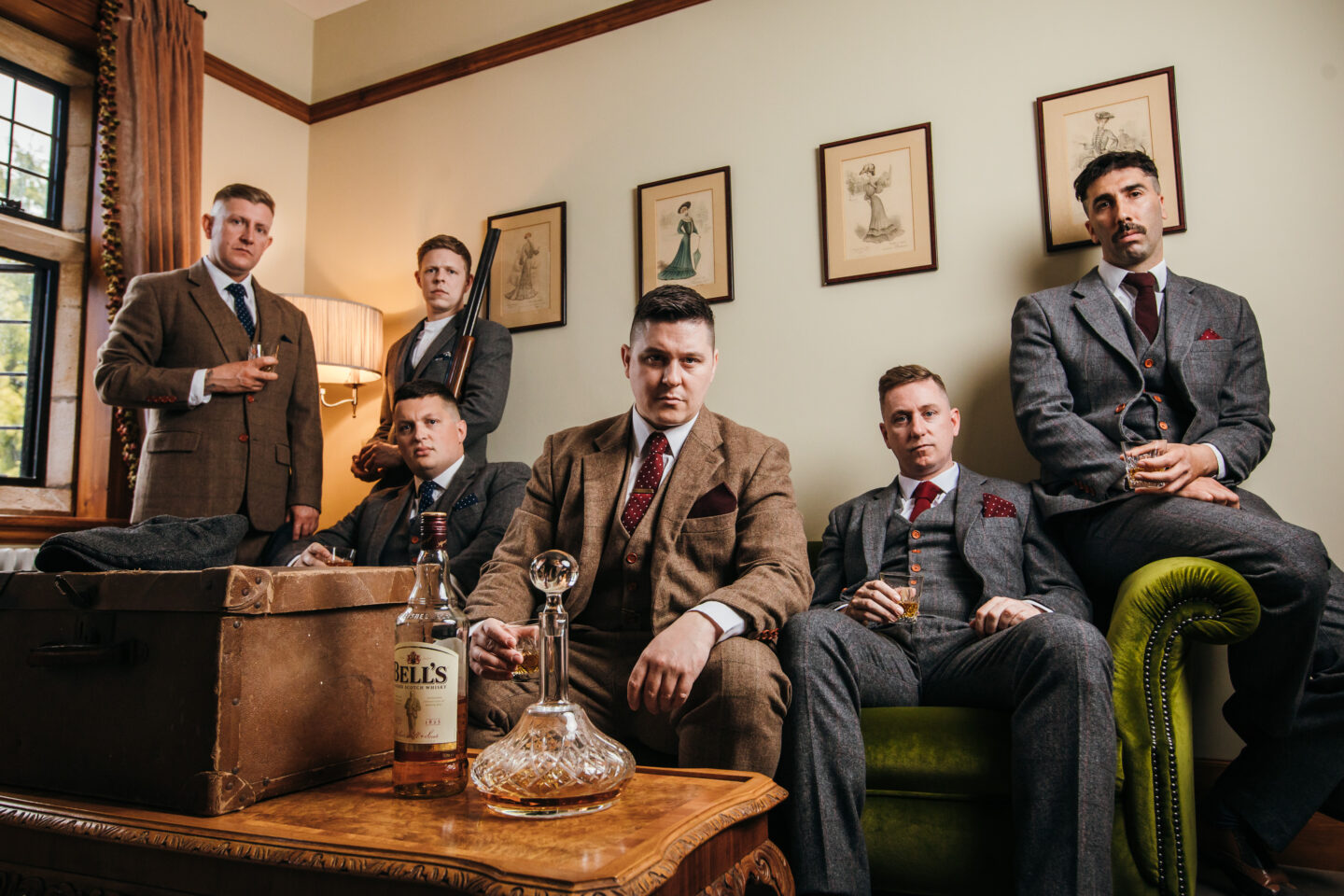 Peaky Blinders Wedding At Plum Park Hotel Northamptonshire