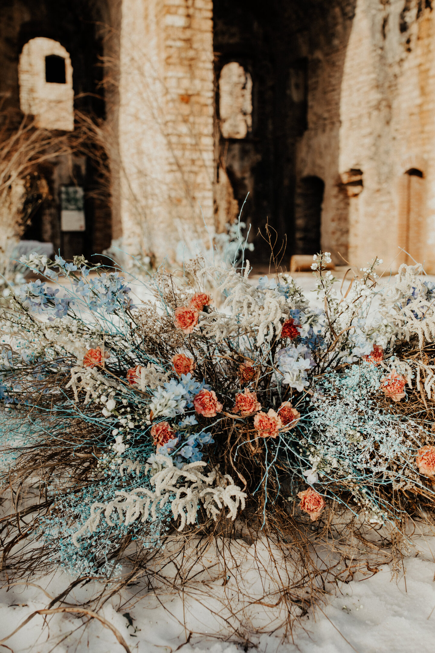 Romantic Winter Destination Wedding on the Italian Alps