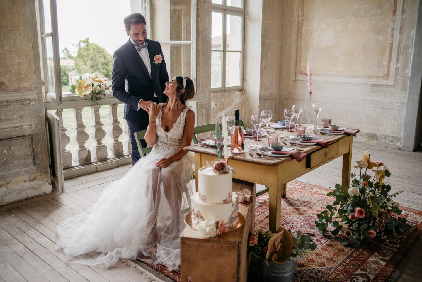 Italian Vineyard Elopement With Rustic Luxe Styling at Villa Garzolini