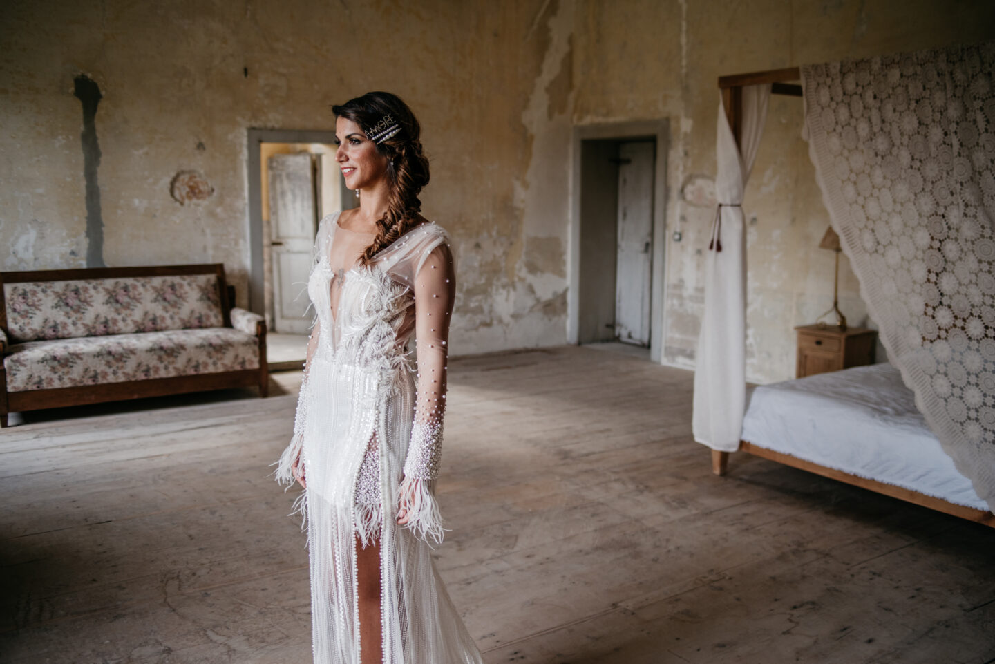 Italian Vineyard Elopement With Rustic Luxe Styling at Villa Garzolini