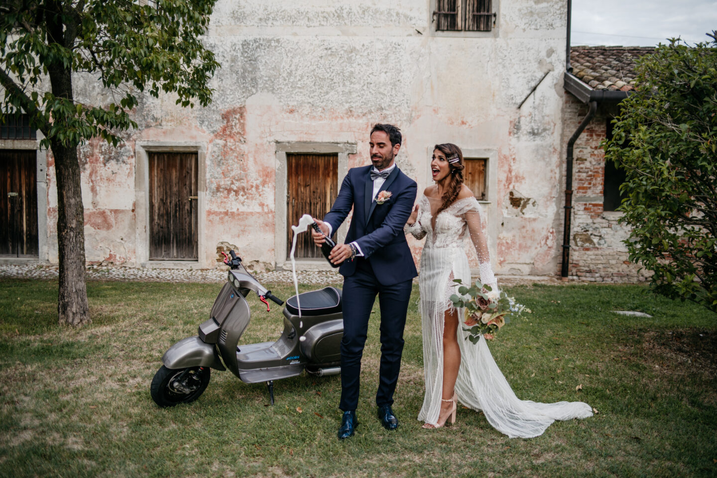 Italian Vineyard Elopement With Rustic Luxe Styling at Villa Garzolini