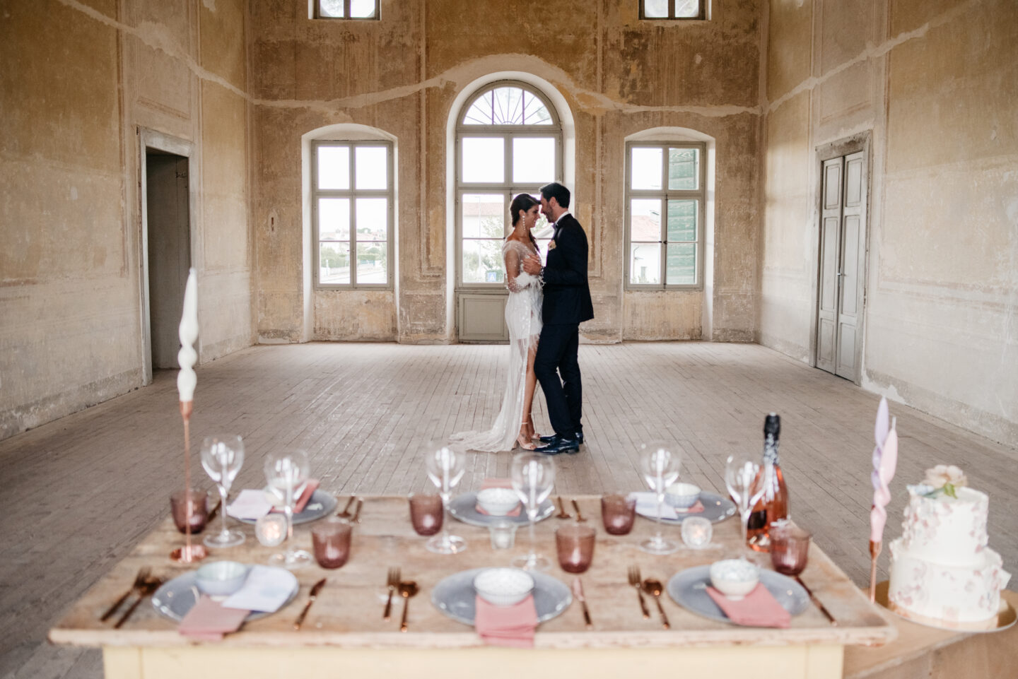 Italian Vineyard Elopement With Rustic Luxe Styling at Villa Garzolini