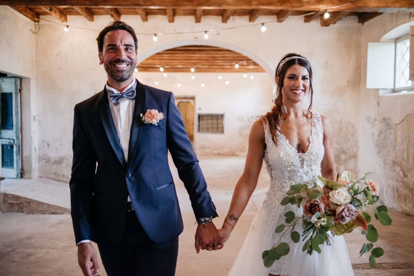 Italian Vineyard Elopement With Rustic Luxe Styling at Villa Garzolini