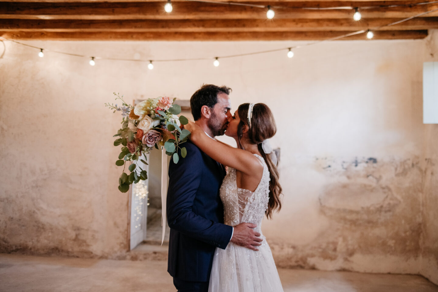 Italian Vineyard Elopement With Rustic Luxe Styling at Villa Garzolini