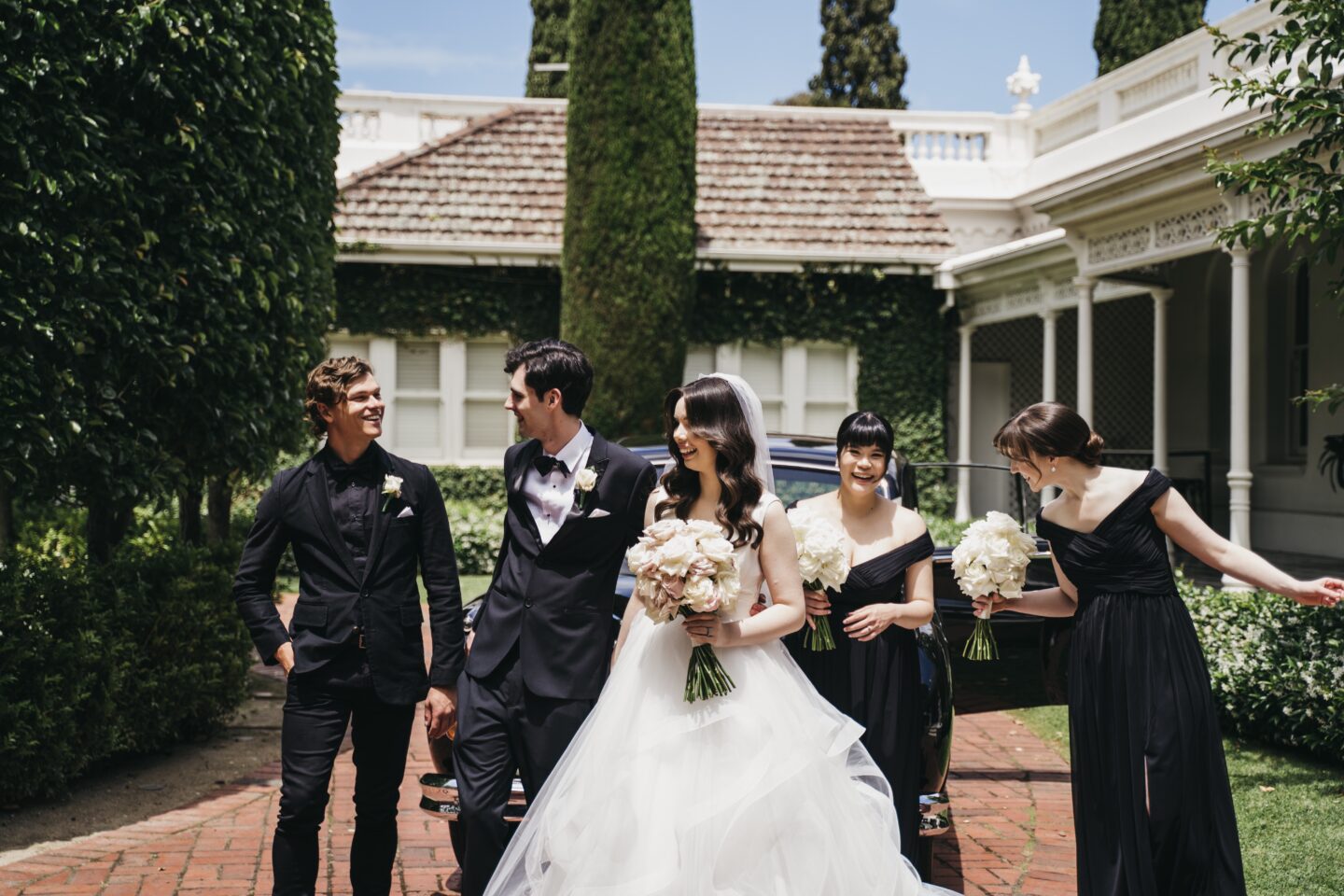  Australian Destination Wedding With Monochrome Styling