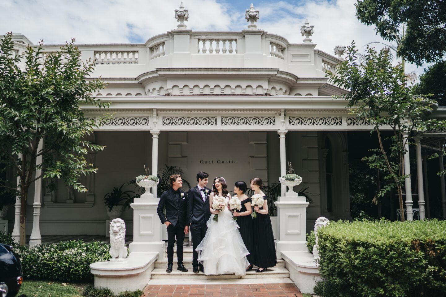  Australian Destination Wedding With Monochrome Styling