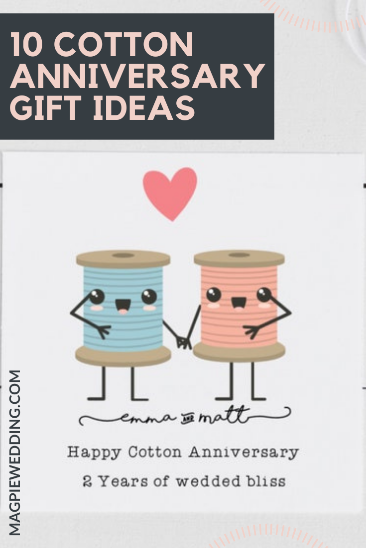 10 Cotton Gift Ideas For Your Second Wedding Anniversary  