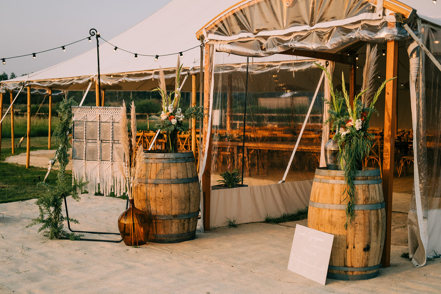 Eco-Friendly Wedding With Festival Vibes at Willow Grange Farm Cambridge