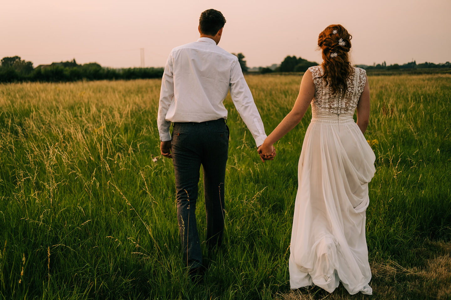 Eco-Friendly Wedding With Festival Vibes at Willow Grange Farm Cambridge