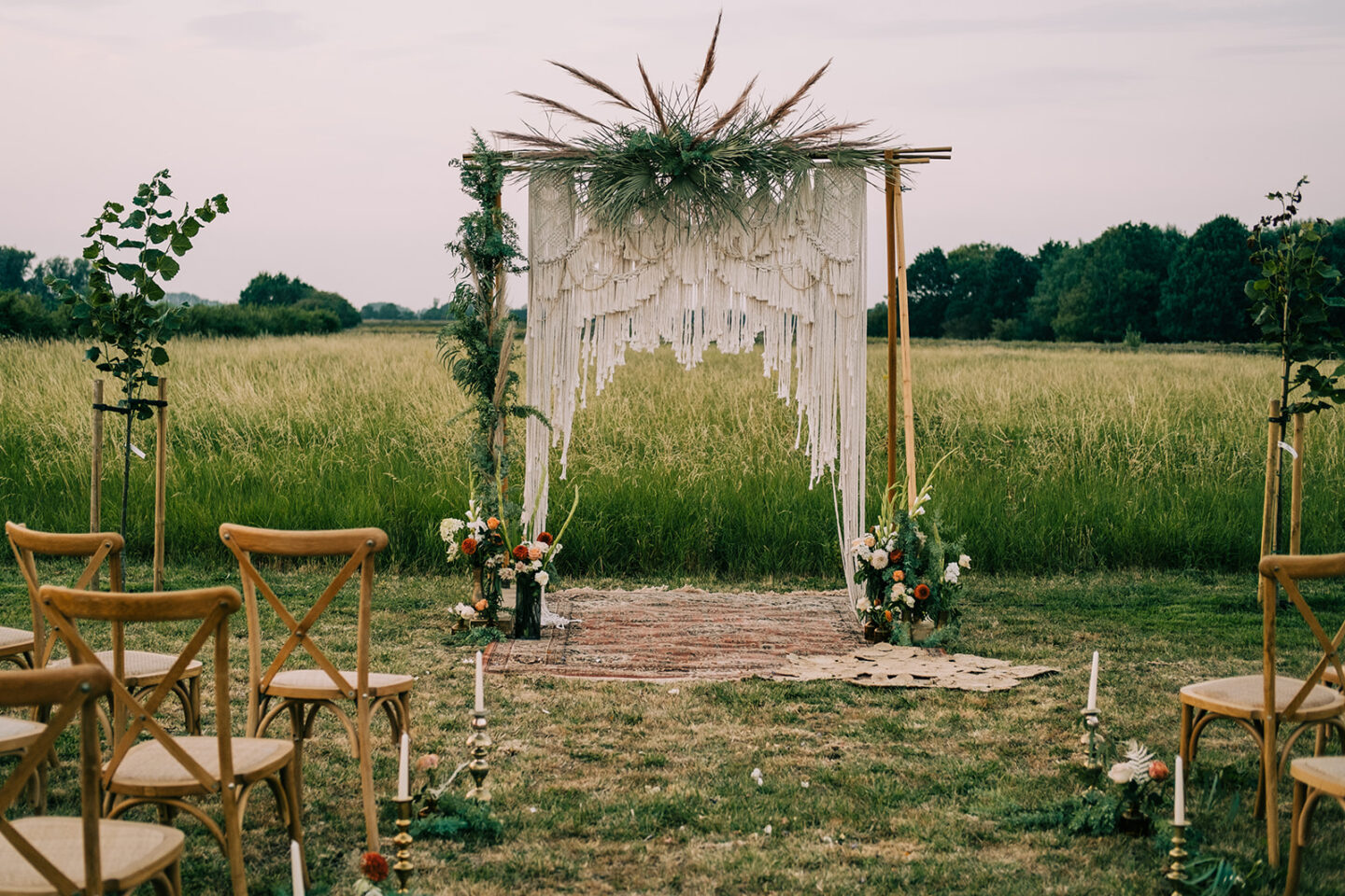 Eco-Friendly Wedding With Festival Vibes at Willow Grange Farm Cambridge