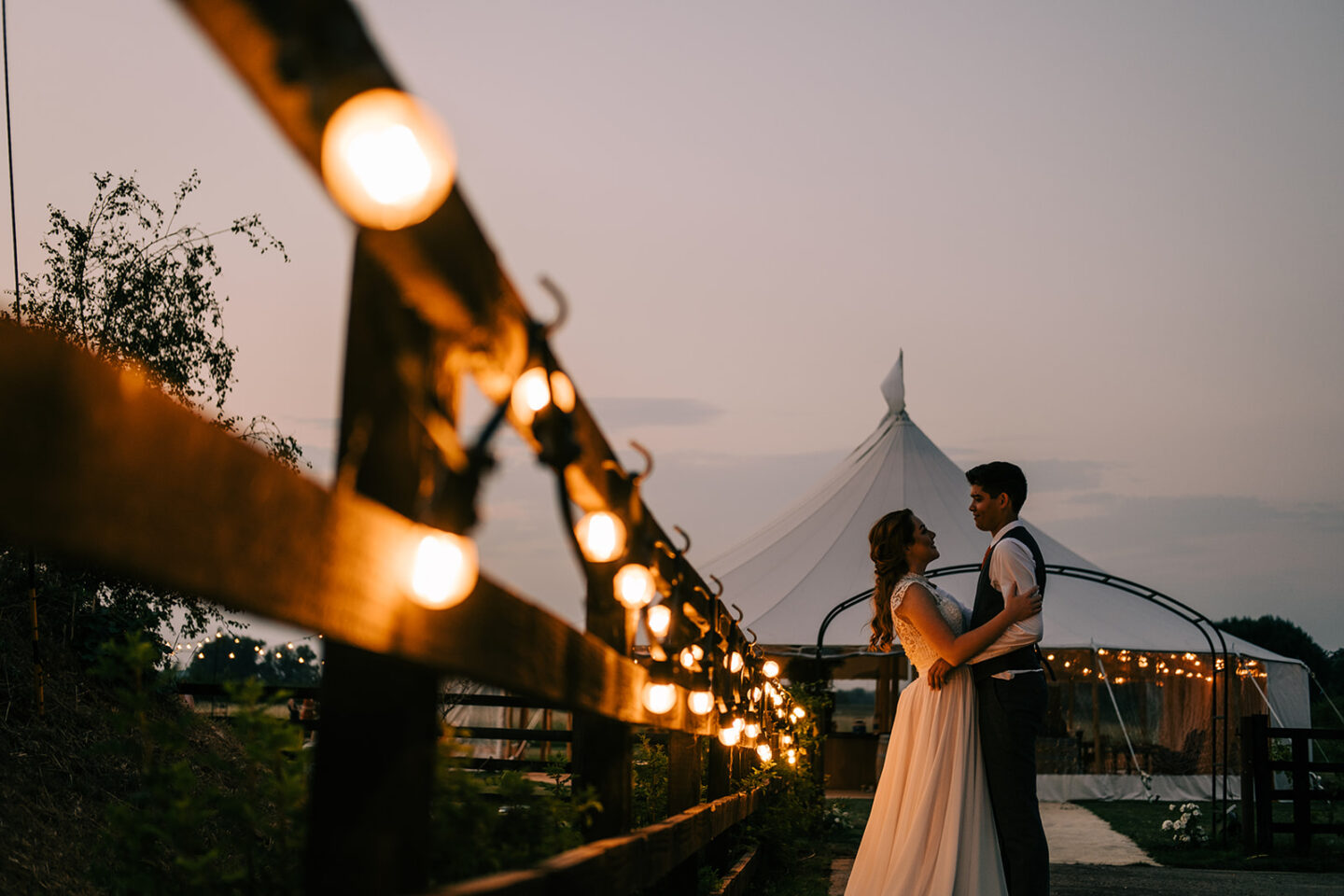 Eco-Friendly Wedding With Festival Vibes at Willow Grange Farm Cambridge