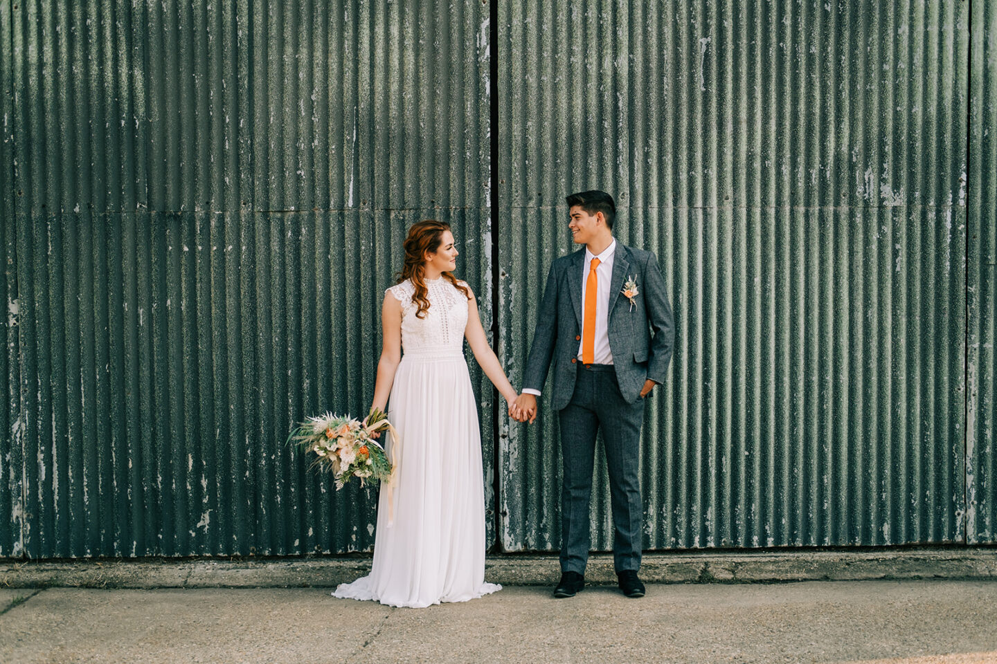 Eco-Friendly Wedding With Festival Vibes at Willow Grange Farm Cambridge