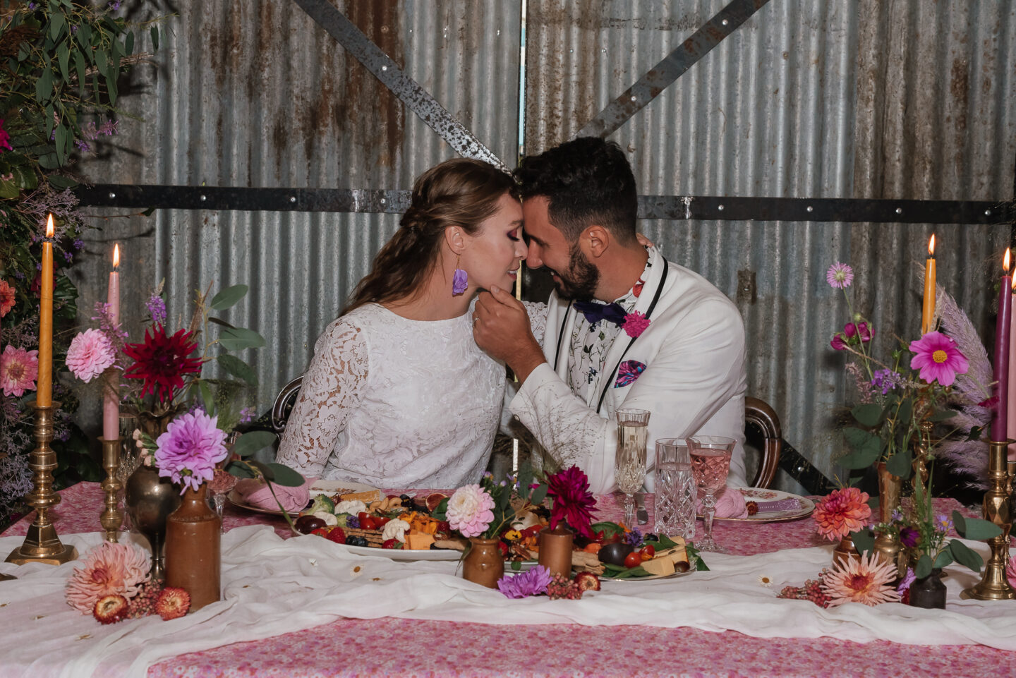 Floral Inspired Intimate Elopement At Crabapple Barn Sussex