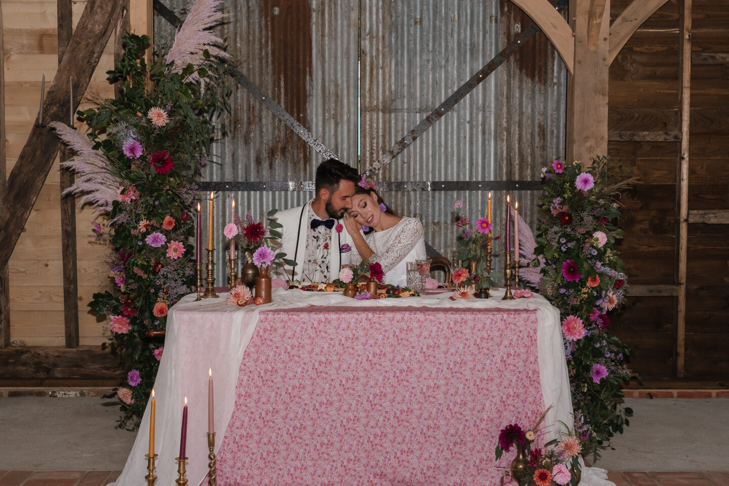 Floral Inspired Intimate Elopement At Crabapple Barn Sussex