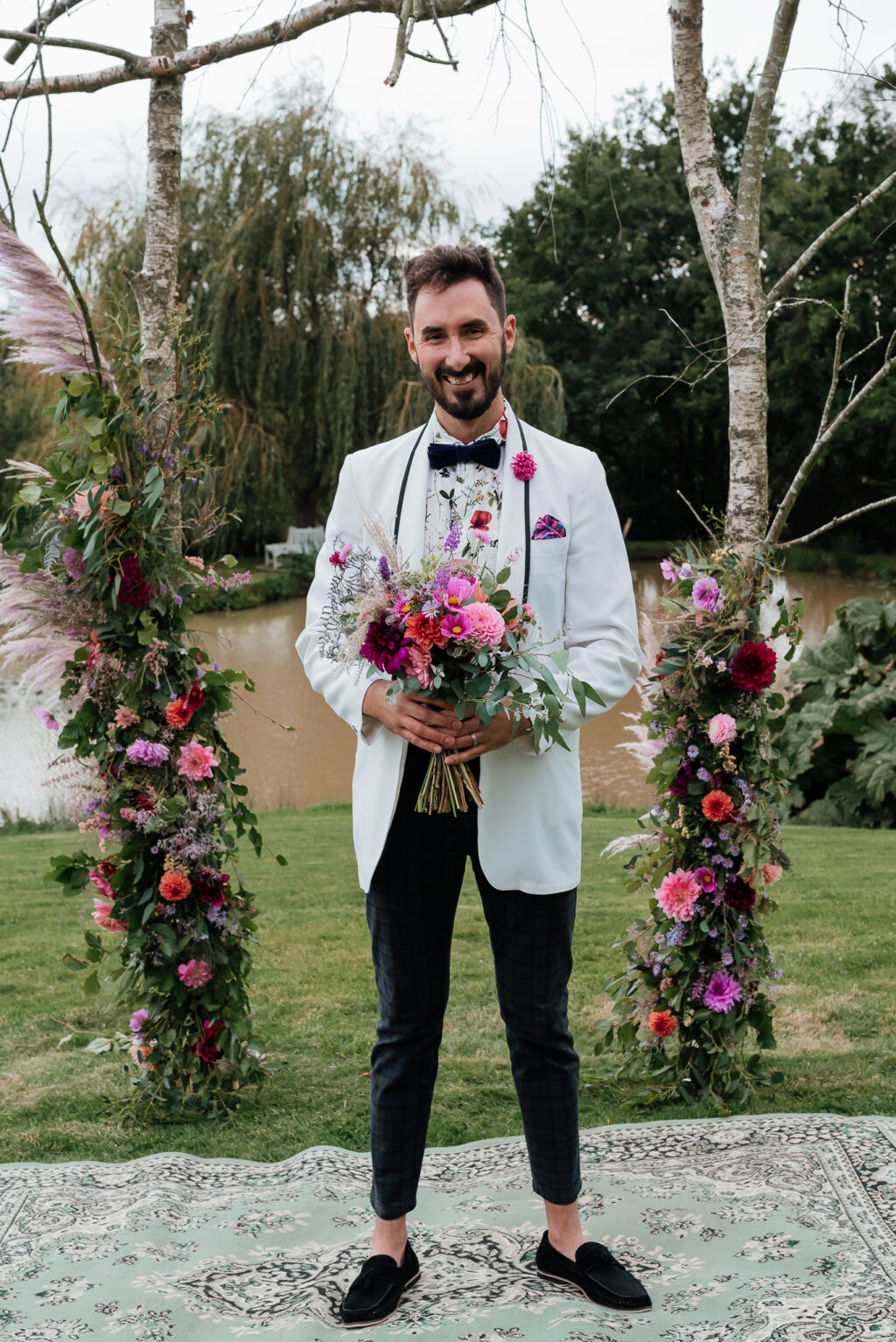 Floral Inspired Intimate Elopement At Crabapple Barn Sussex