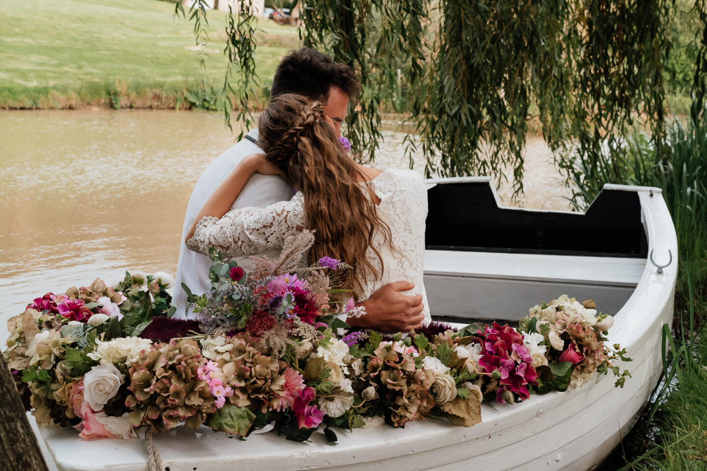 Floral Inspired Intimate Elopement At Crabapple Barn Sussex