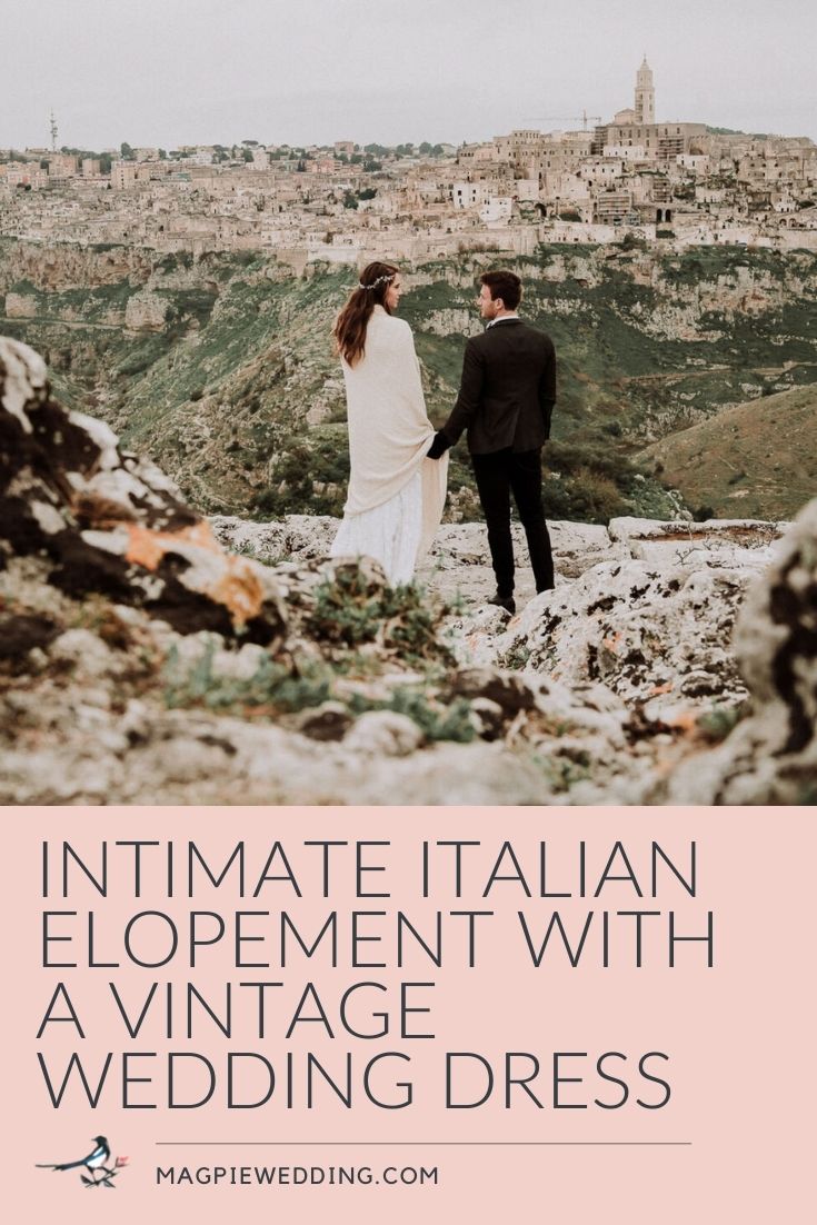 Intimate Italian Elopement With A Vintage Wedding Dress