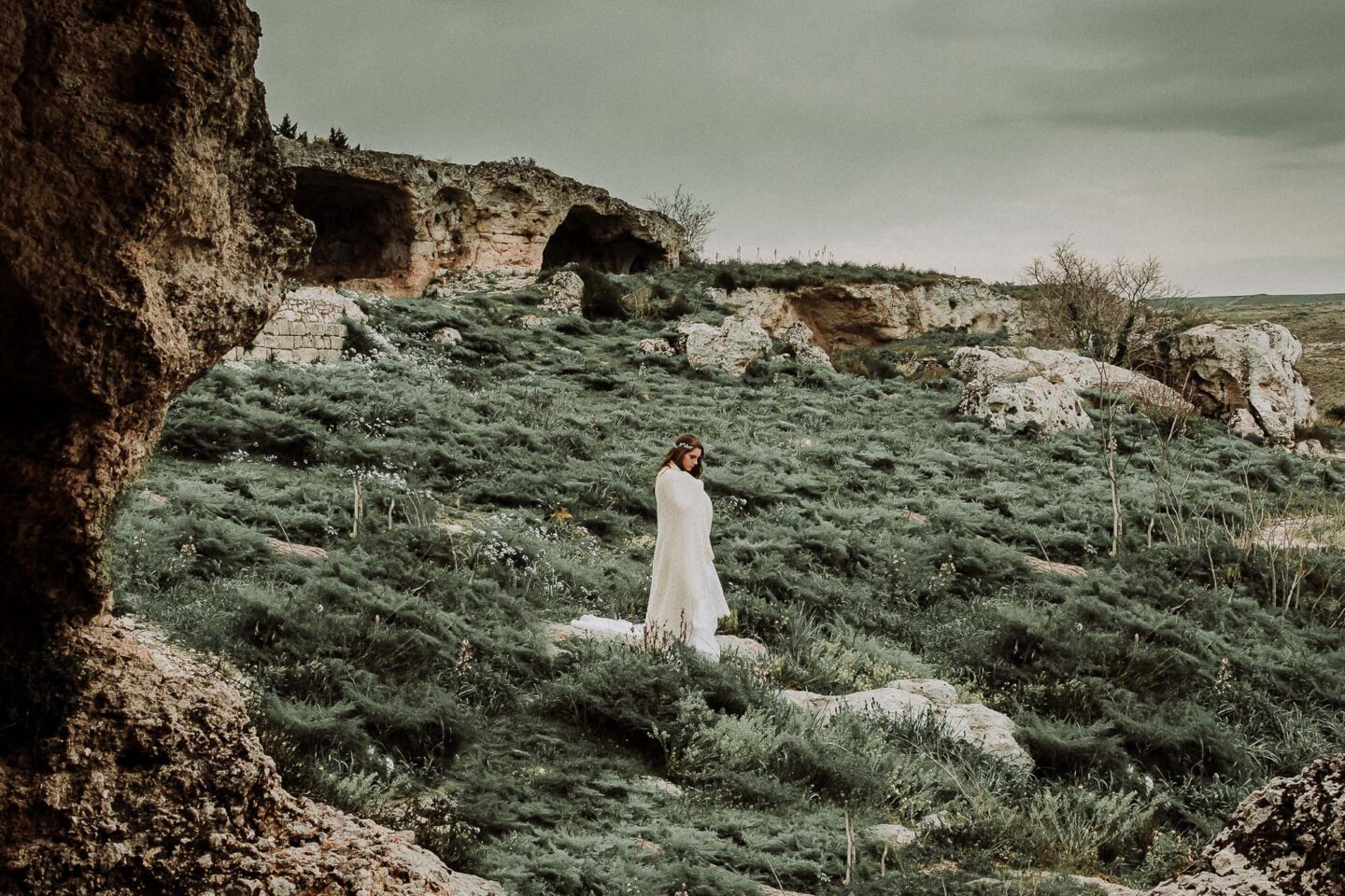 Intimate Italian Elopement With A Vintage Wedding Dress