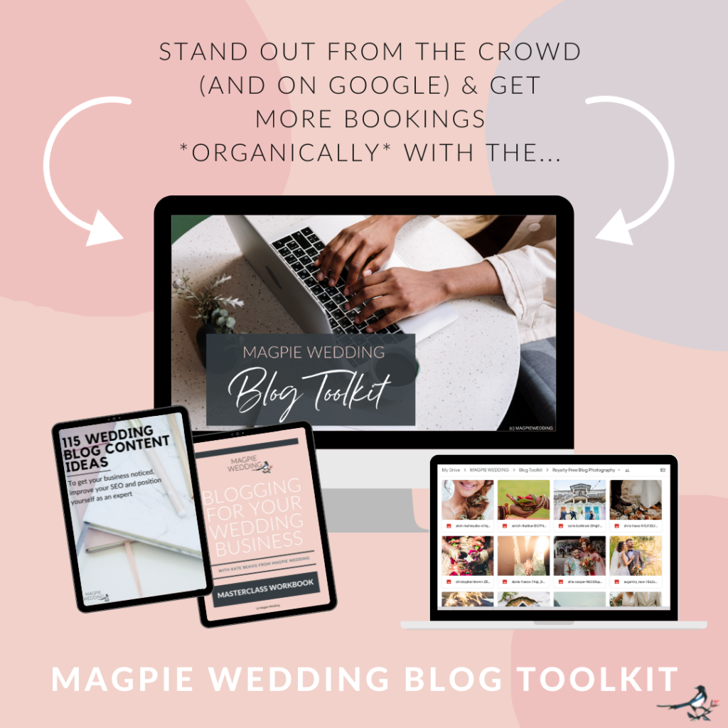 Magpie Wedding Blog Toolkit