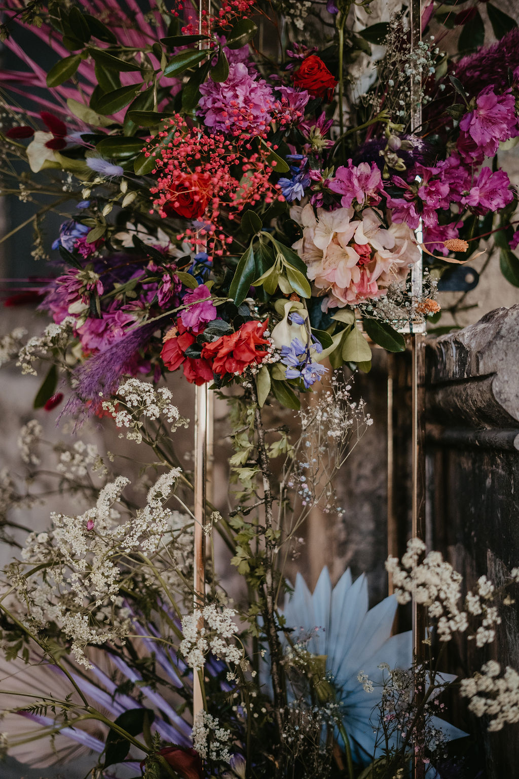 Pretty Meets Industrial Wedding At Asylum Chapel London