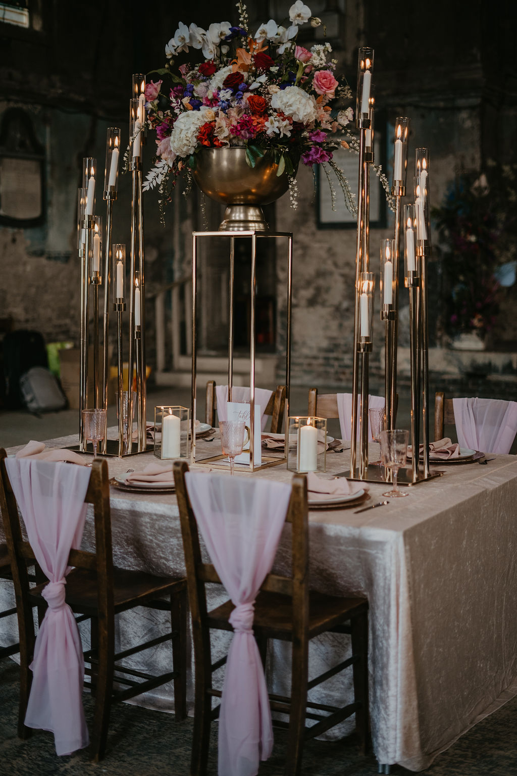 Pretty Meets Industrial Wedding At Asylum Chapel London