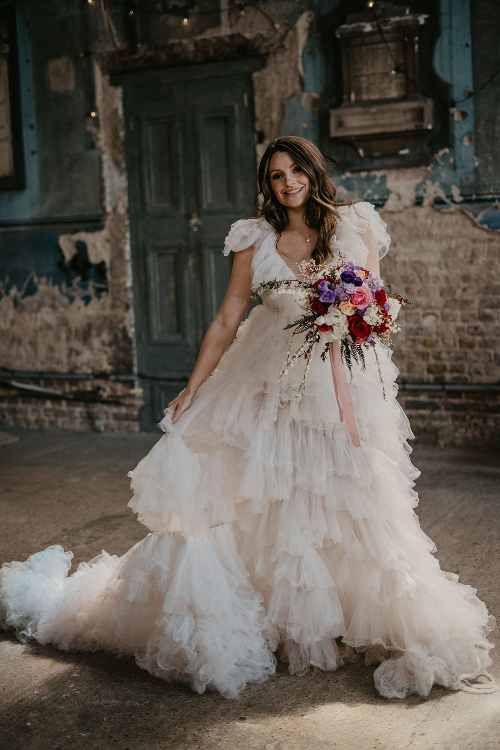 Pretty Meets Industrial Wedding At Asylum Chapel London