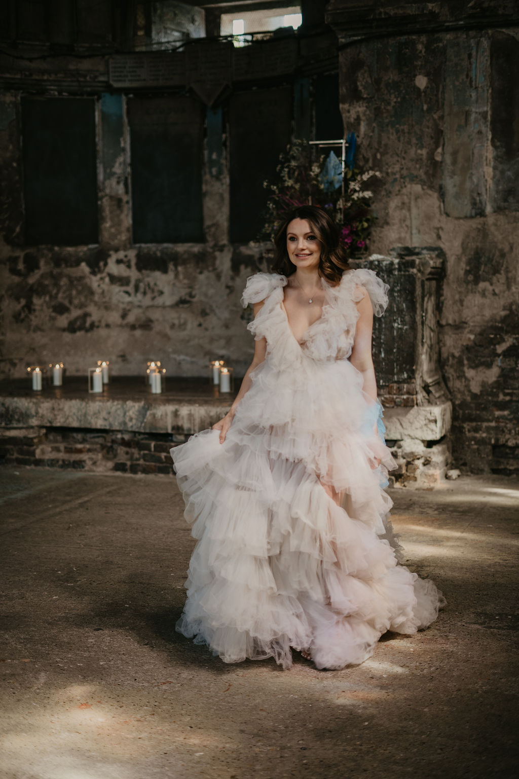 Pretty Meets Industrial Wedding At Asylum Chapel London