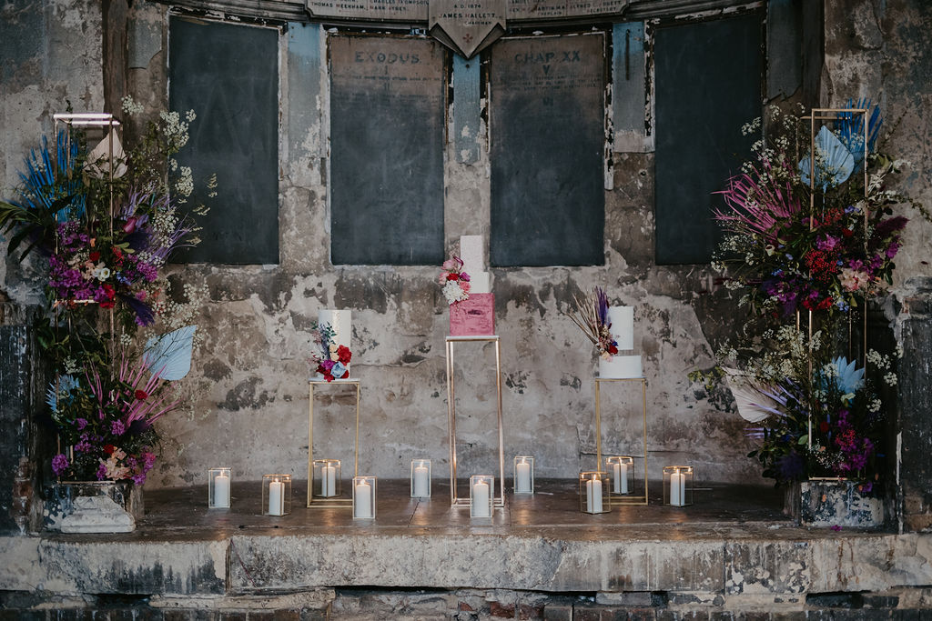 Pretty Meets Industrial Wedding At Asylum Chapel London